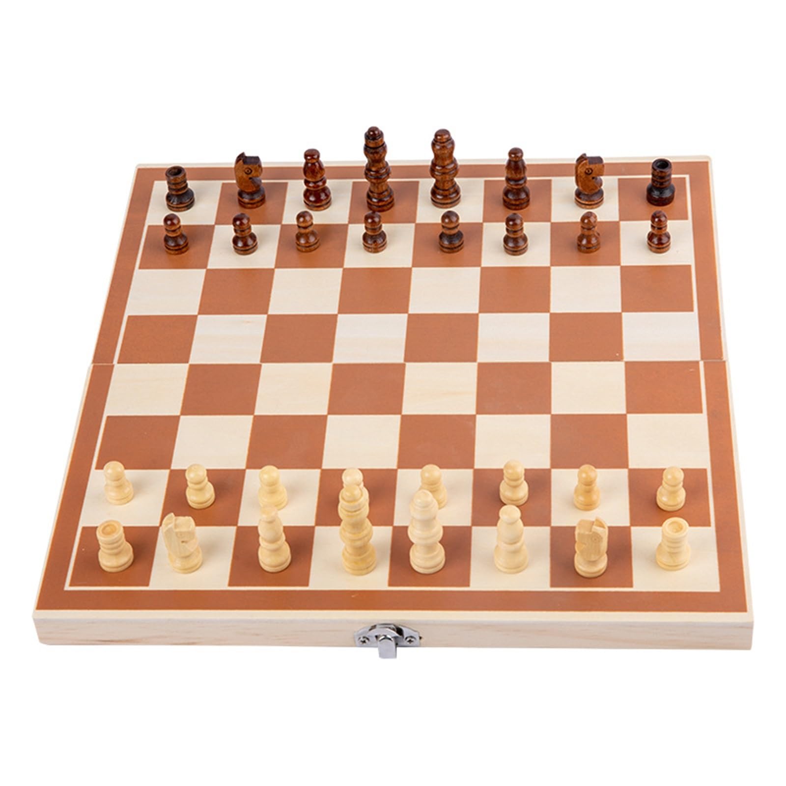 Scacchi Set di scacchi in legno pieghevoli standard vintage classici