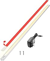 Vista 11 de phonar Lámparas LED de iluminación debajo del gabinete de 48 pulgadas para cocina y armario, luz LED para mostrador con enchufe, iluminación LED