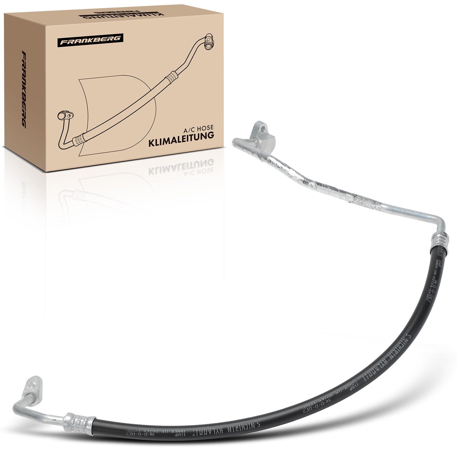 Frankberg Tubo dell'aria condizionata, tubo flessibile dell'aria | Compatibile con: Ducato Van 250, Scatola di collegamento, Autobus saltatore, Pianale/telaio Boxer, Pianale/telaio Jumper