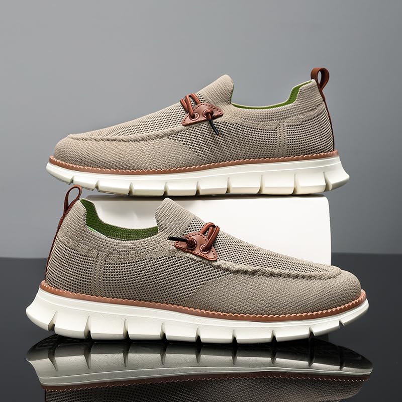 Mens Casual Loafers Slip On Fashion Walking Dress Business Oxfords Lightweight Soft Sole Classic Lace Up Comfortable2