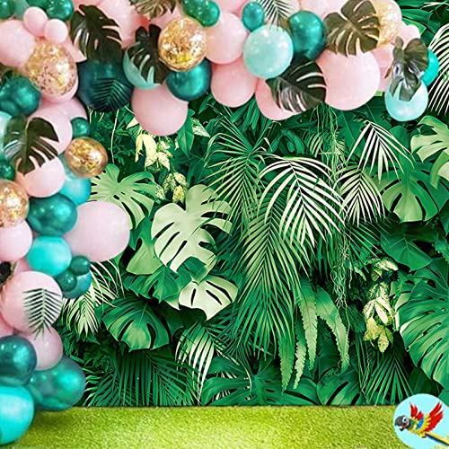 Fondo Fotográfico Tropical Verde 7x5FT Polyester miniatura 4