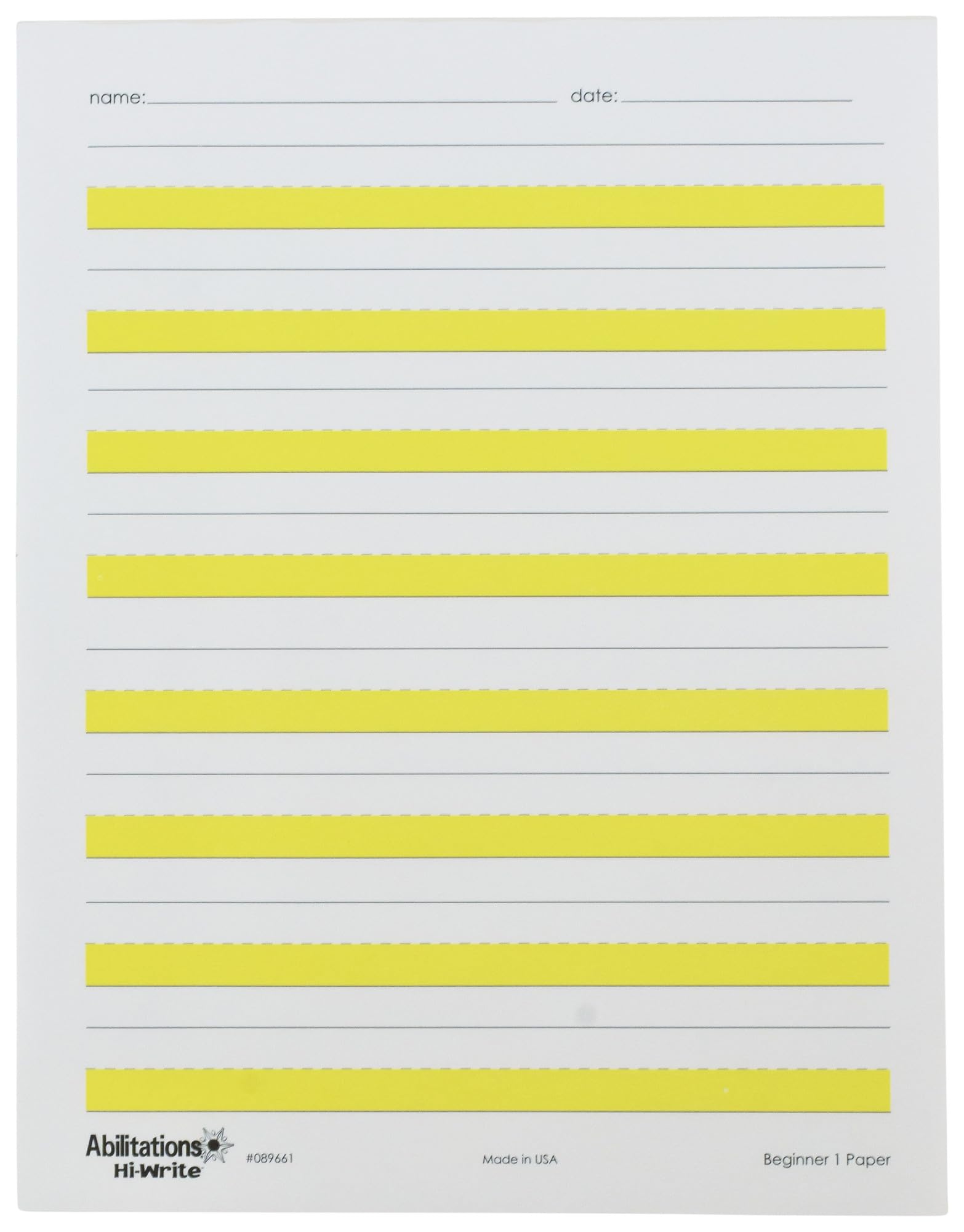 Abilitations Integrations Lot de 100 feuilles de papier pour débutant