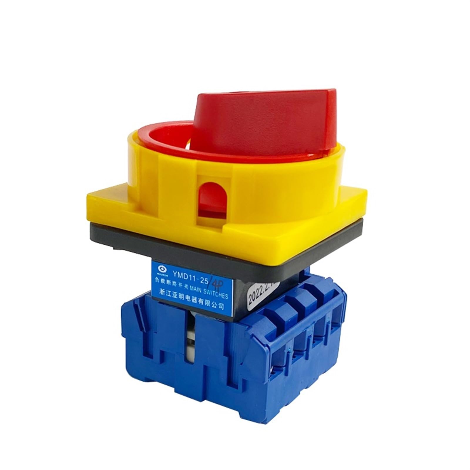 Interrupteur d'isolement 4P 25A YMD11-25 avec came rotative à 2 positions