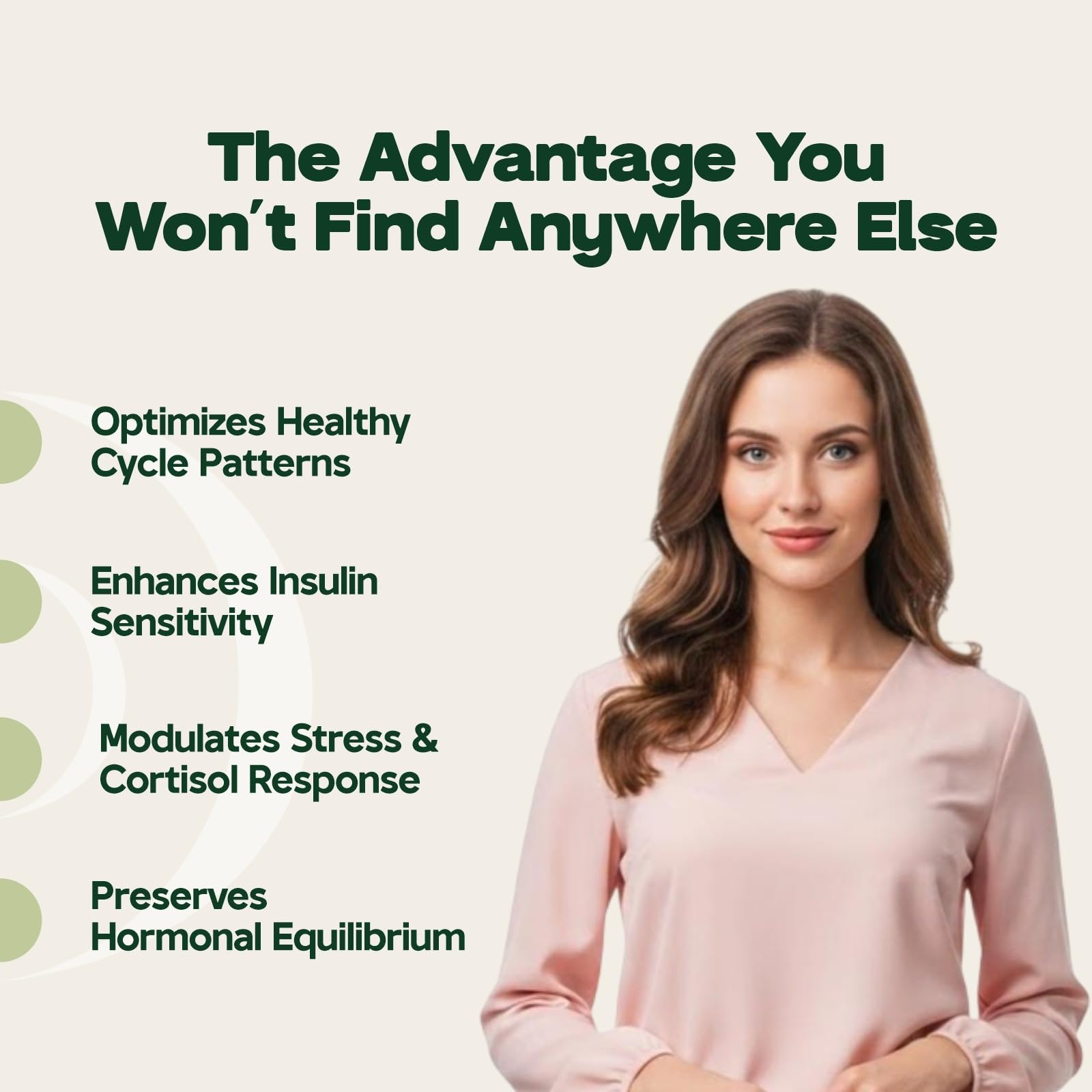 Three65 Hormonal Balance Pro | Myo-Inositol 40:1 with D-Chiro Inositol | Hormonal & Menstrual Support Supplement for Women | PCOS Nutritional Support | Cortisol & Metabolic Balance | 60-Day Supply — Amazon image 3