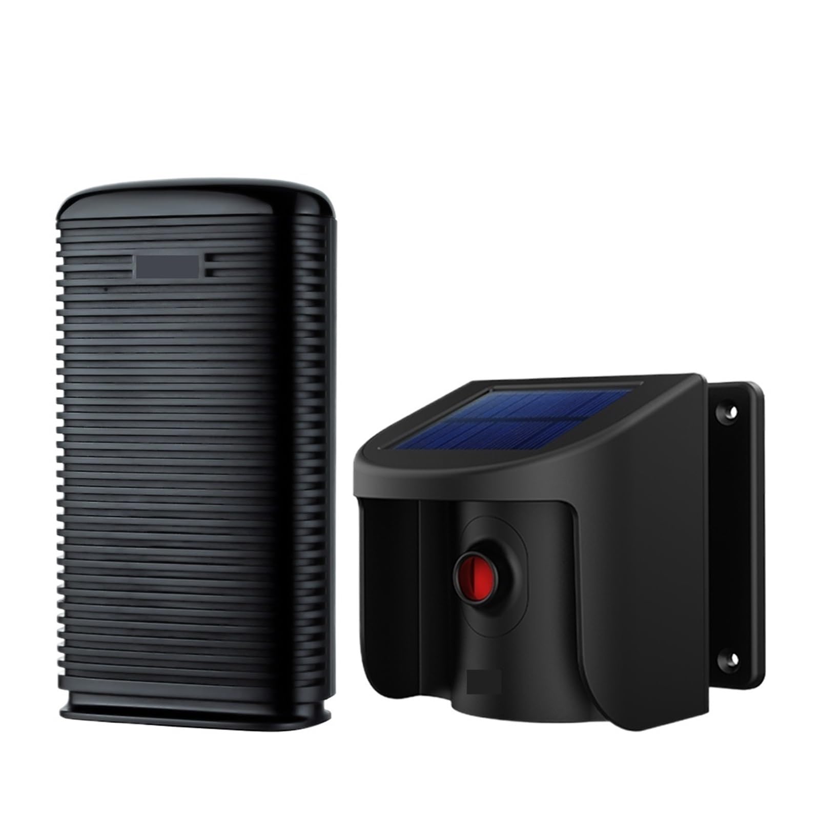 Driveway Alarm with Solar Powered PIR Motion Sensor Detector Waterproof for Outdoor Welcome Burglar Security Protection,DIY Tools(KIT 2)