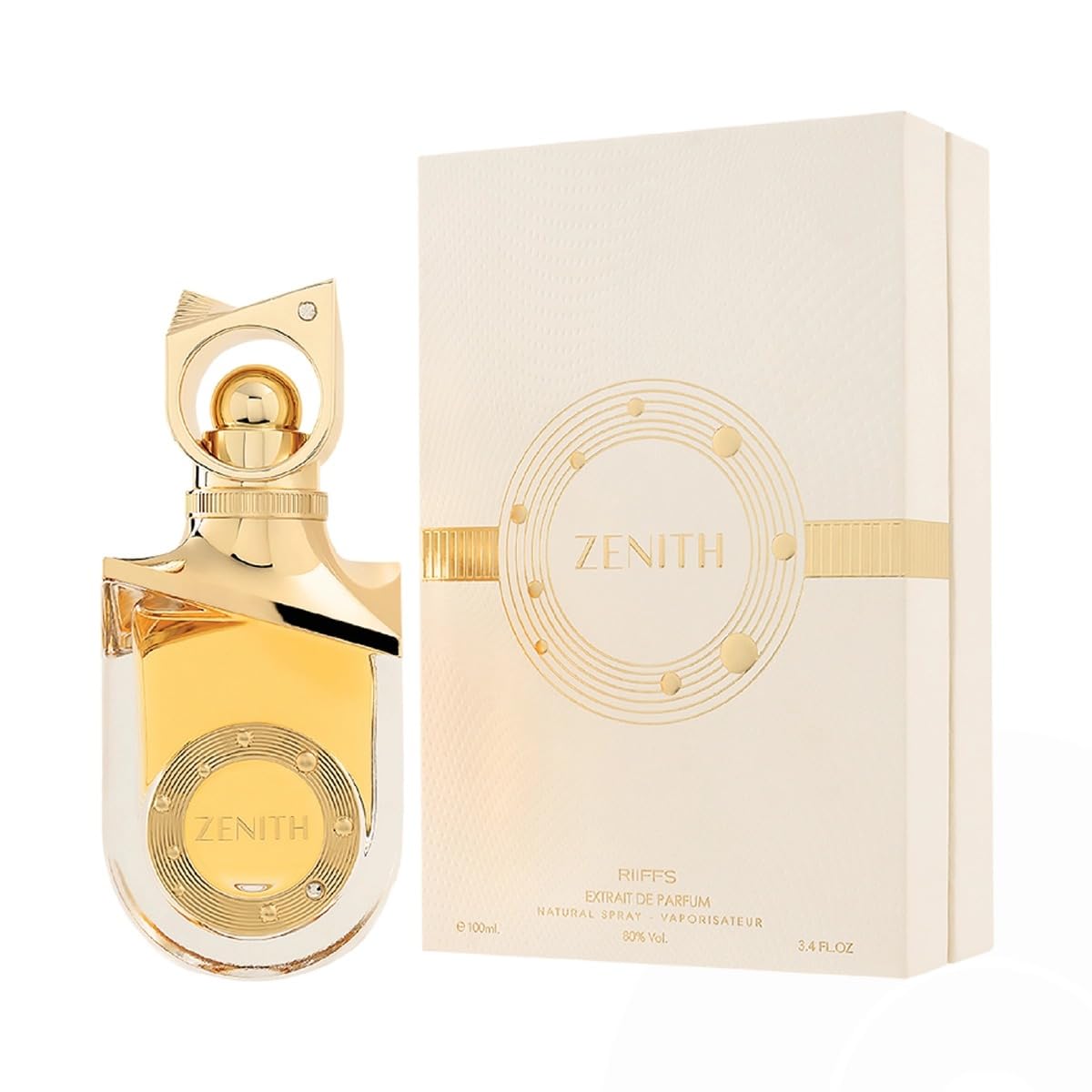 RiiFFS Zenith Coconut, Vanilla, Gourmand, Warm Spicy, Extrait de Parfum Spray Long-Lasting Fragrance for Everyone, 3.40 unce / 100 ml
