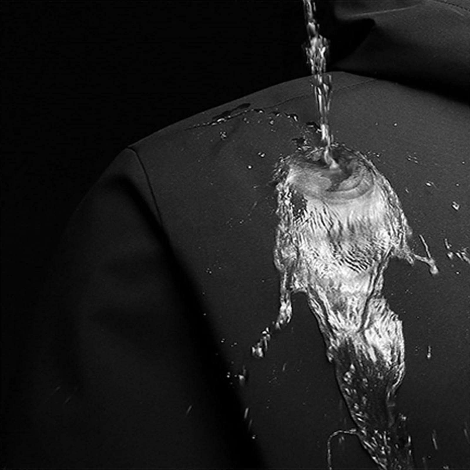 Generisch Veste de pluie pour homme en polaire imperméable - Veste de transition légère - Veste softshell - Automne - Hiver - Veste de randonnée - Veste fonctionnelle - Coupe-vent - Vélo - Poncho de