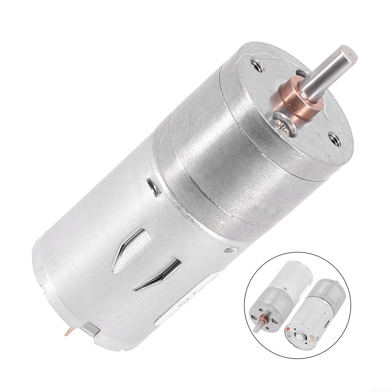 JGA25-370 12 V Gleichstrom, Getriebemotor, hohes Drehmoment, elektrisches Getriebe mit Metallgetriebe für Automatisierung, DIY-Projekte, Robotik und Haushaltsgeräte, CW/umkehrbare Drehung (133 U/min)