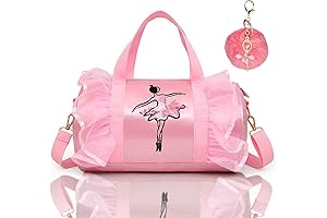 KingBig New in 2024 Cute Backpack Ballerina Duffle Bag
