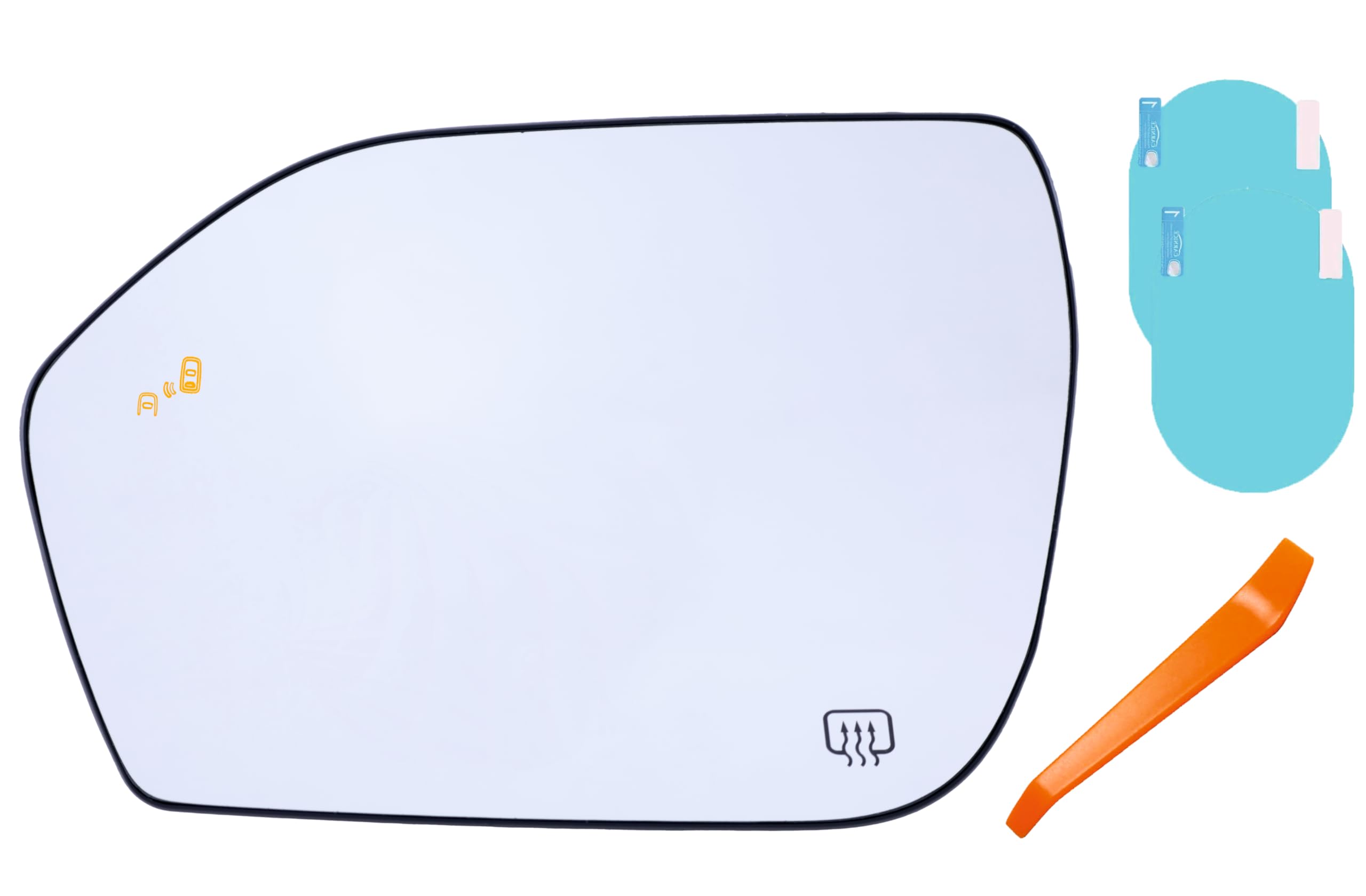 EAP Driver Side Mirror Glass Replacement For Explorer 2020 β 2024, Heated with BSD Without Auto Dimming LB5Z-17K707-N, LB5Z17K707N, LB5Z-17K707-Q, LB5Z17K707Q