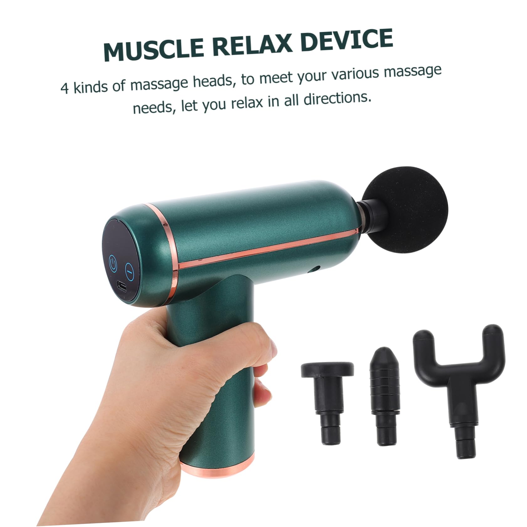 ORFOFE Elettrico Ricaricabile Strumento per Massaggio Muscolare Accessori per Massaggi Casa Viaggio