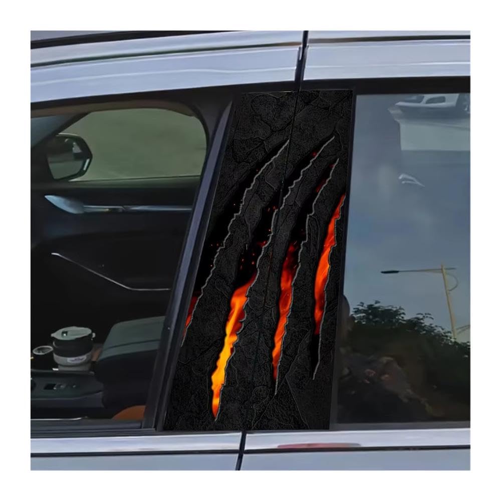 Bertdcx One Color Pattern Scratch Resistant B Pillar Stickers Covering Scratches On Pillars And Doors Auto Parts