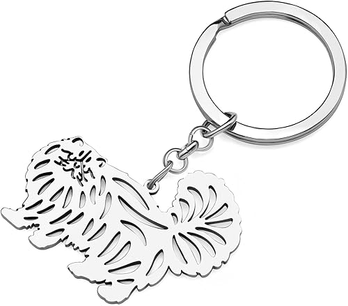 Miniatura 2 de Lindo llavero de acero inoxidable con diseño de gato para mujeres y niñas, llaveros de gato, monedero, llaves de coche