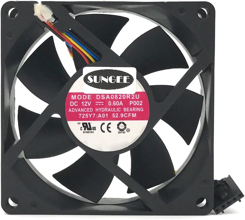 DASA0820R2U 12V 0.6A 4Wire for Dell Optiplex 790 990 SFF Case Cooling Fan