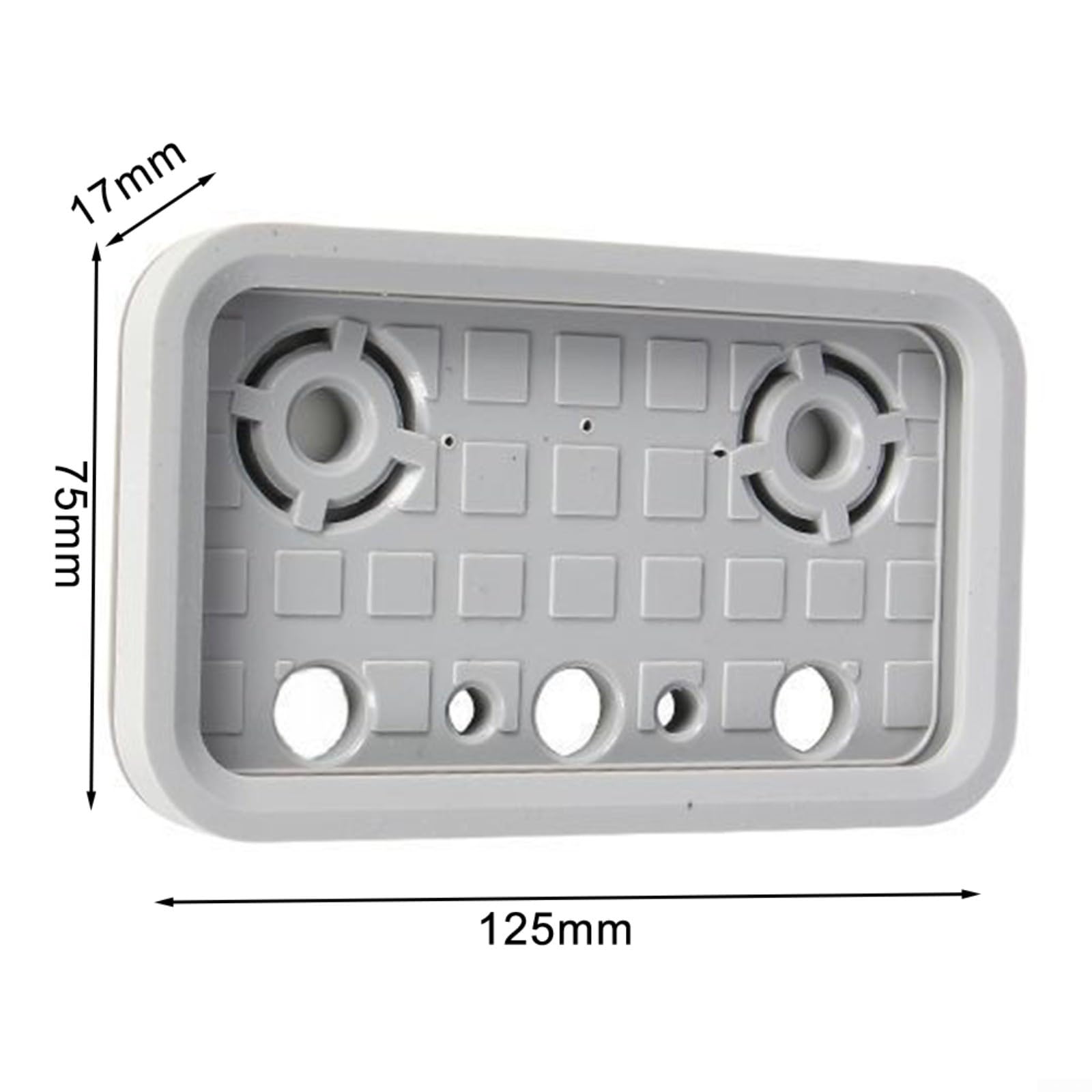 5 unidades CNC para almohadillas de vacío 125 x 75 x 17 mm de goma con microagujeros para centros de mecanizado Homag y Nanxing