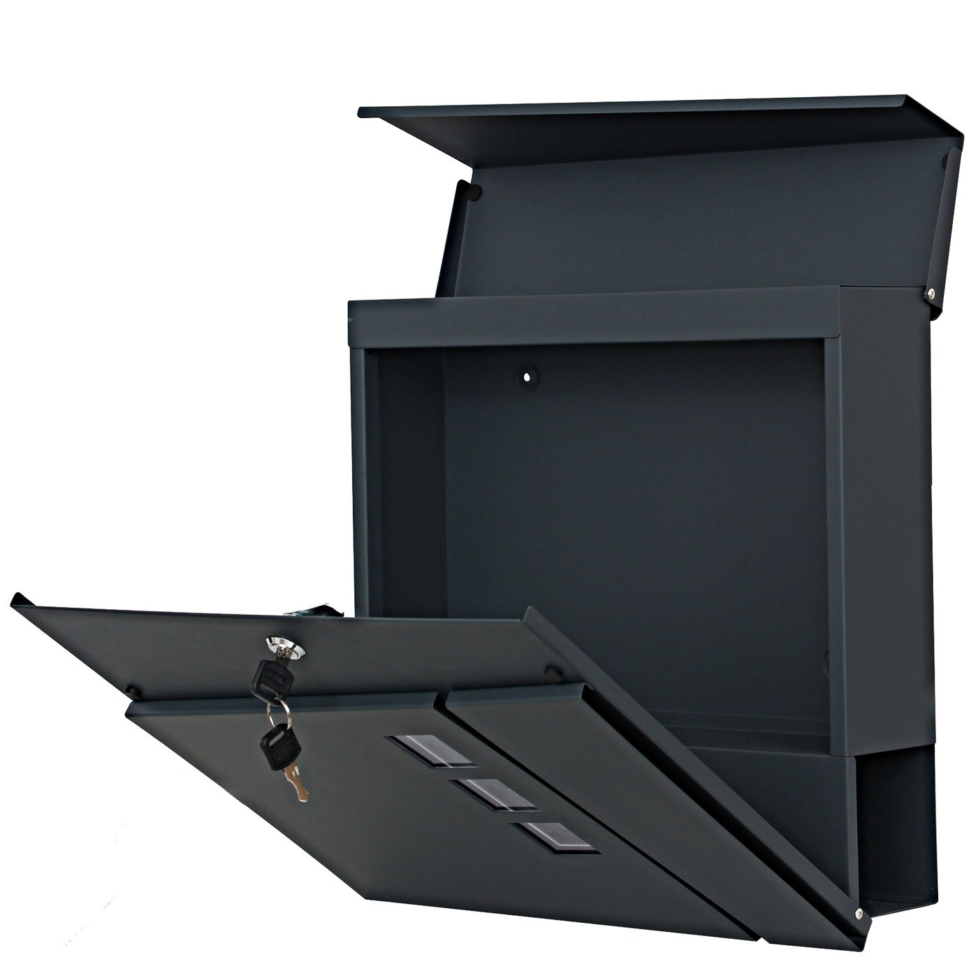 Stationery HWC-B30, wall mailbox mailbox newspaper compartment, powder