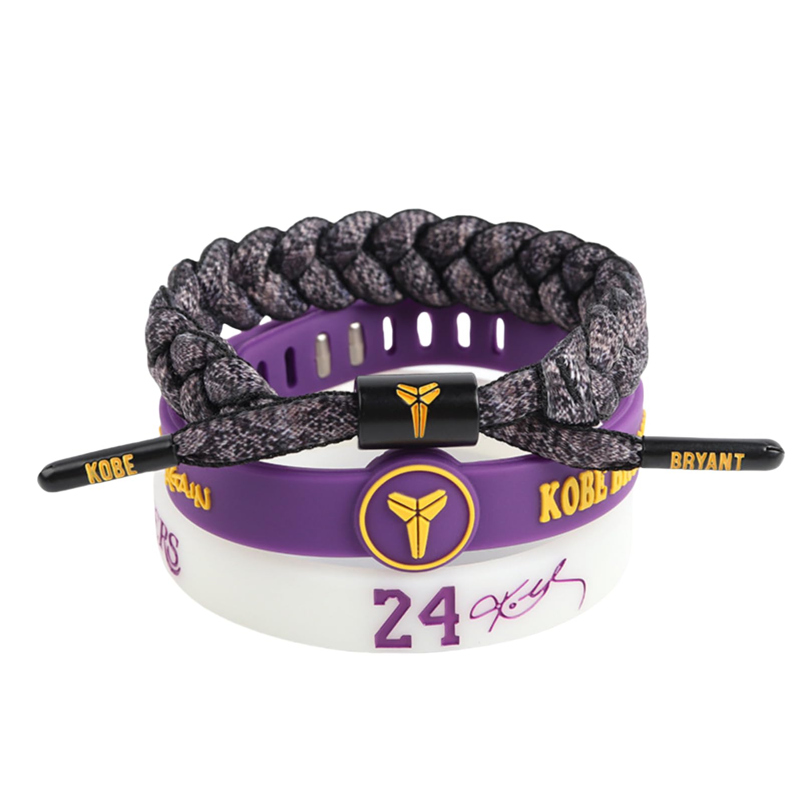 NBA Bracelets Basketball Bracelet, Football Star Stainless Steel Silicone Bracelet Wristband Outdoor Sports Bracelet Wristbands