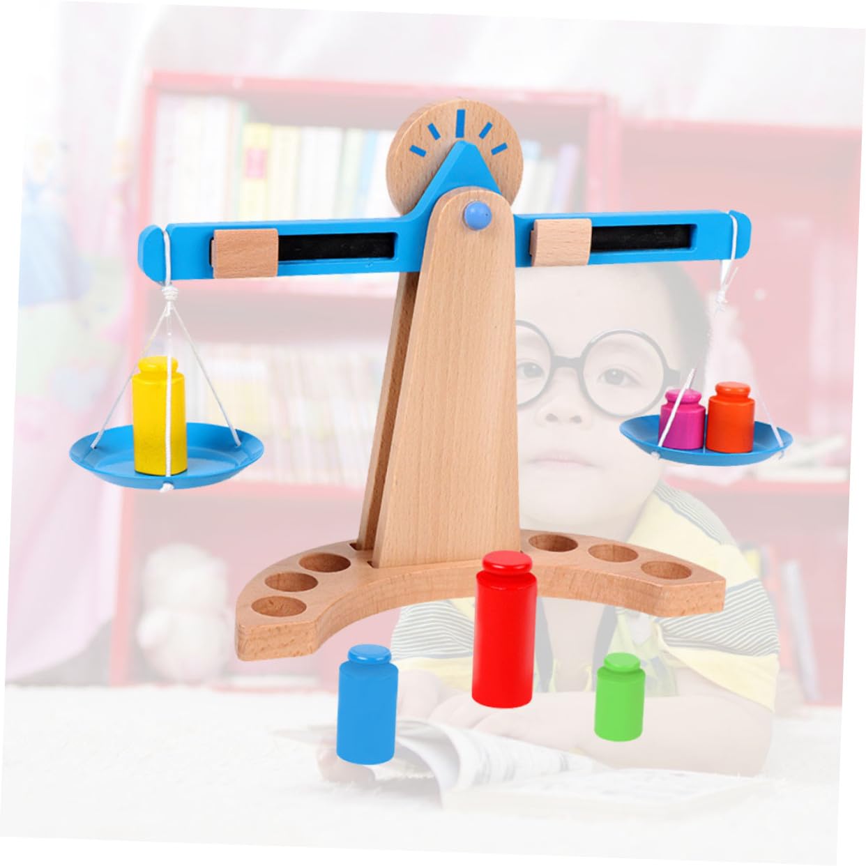 Abaodam de Madera para Juguete Educativo de Equilibrio Desarrollo para Bebés y Preescolares Aprendizaje Divertido y Seguro