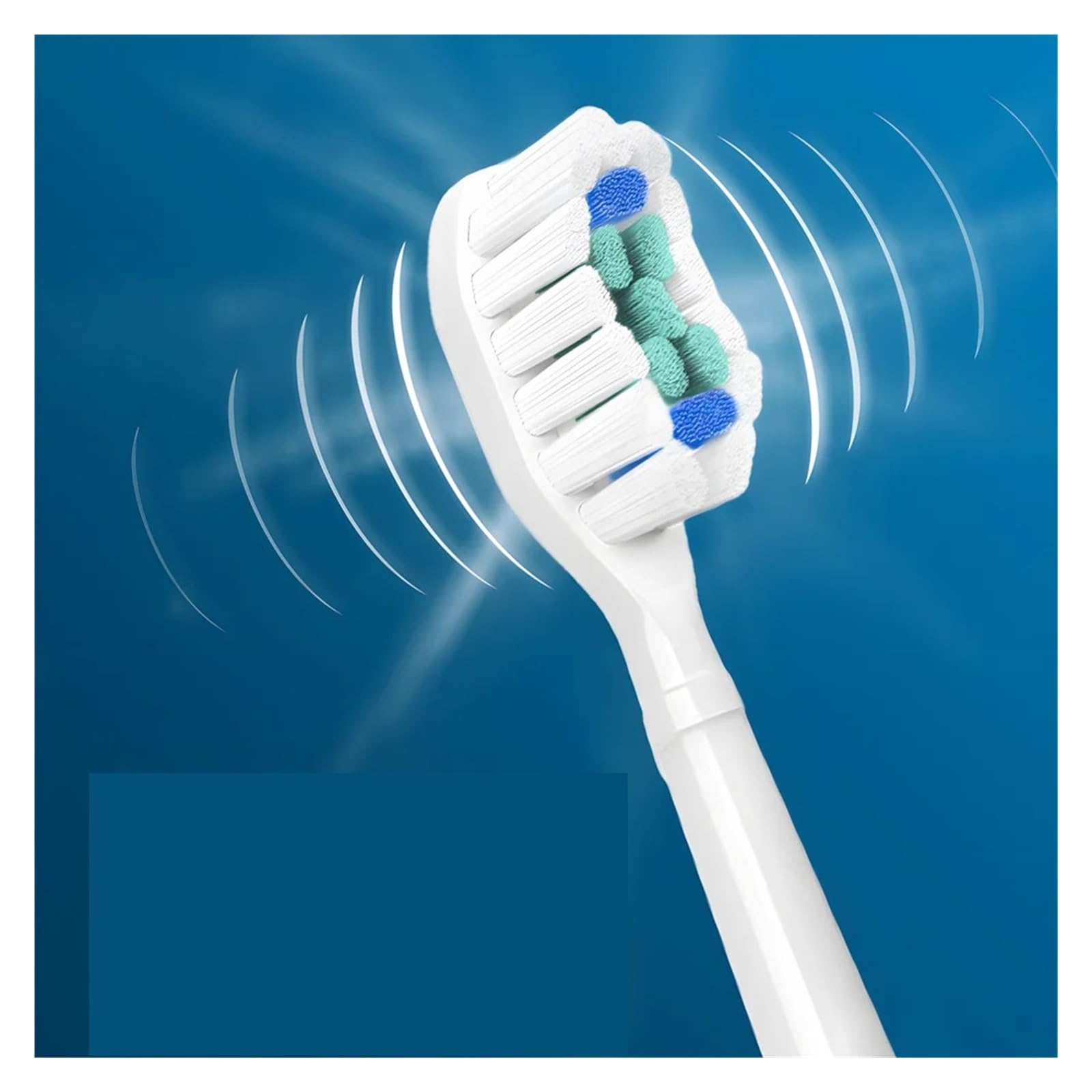 Buerstenkoepfe, kompatibel mit Philips, 1100 2100 4100 4300 | 5100, 5300, 6100, 6500, 7000, 7300, 7500, 9000, 9300, 9500, 9700, 9750(White-20 Pcs)