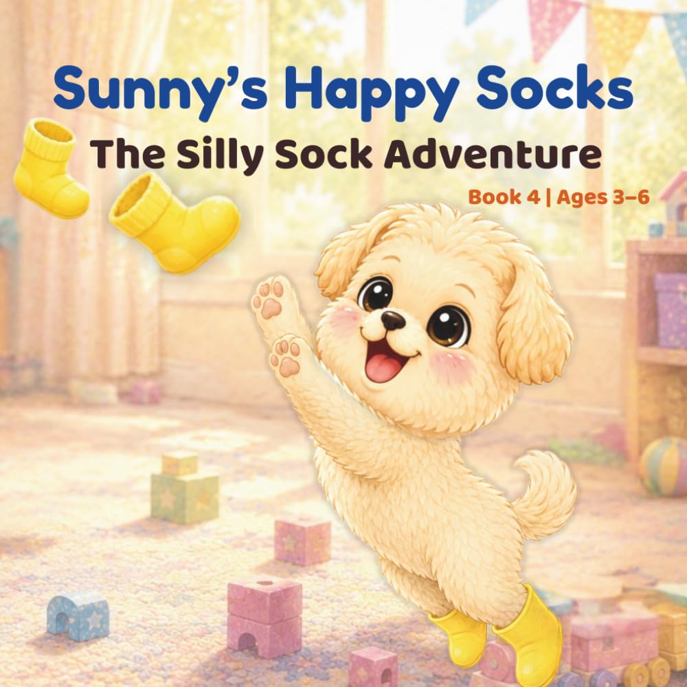 Sunny’s Happy Socks: The Silly Sock Adventure: A Funny Puppy Story for Ages 3–6