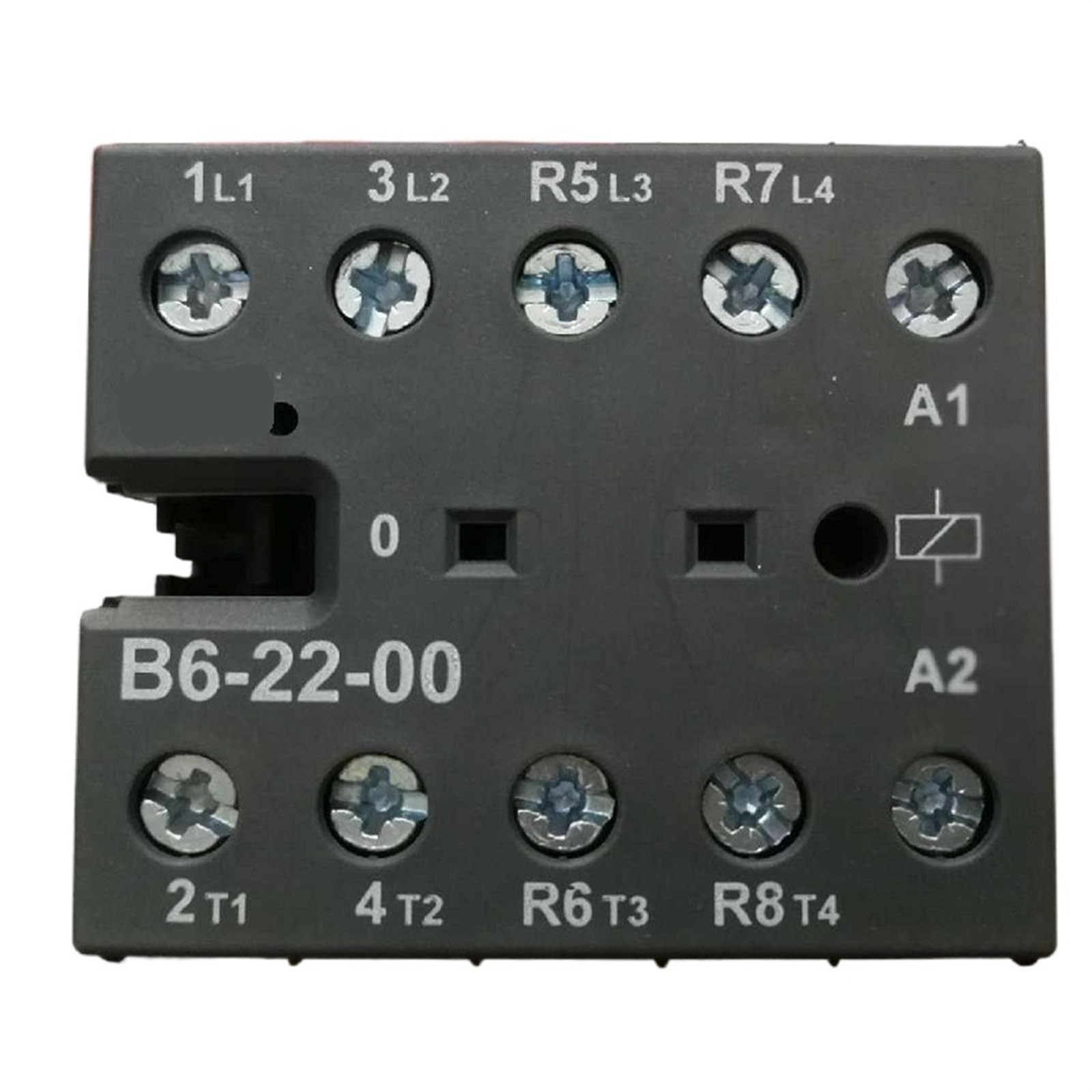 CAAUYXZW B6 B7 4-Pole Mini Contactors AC Operated B6-22-00 B7-22-00 1Pcs(B6 220...240V)