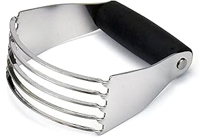 Pastry Blender by iDine - Stainless Steel Pastry Cutter Heavy Duty Dough Blender for Baking