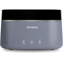 AquaFlame Ultrasonic Humidifier - Humidifier with Diffuser - Gray