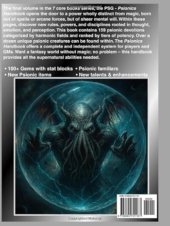 Point System Gaming - Psionic Handbook (Core Rules)