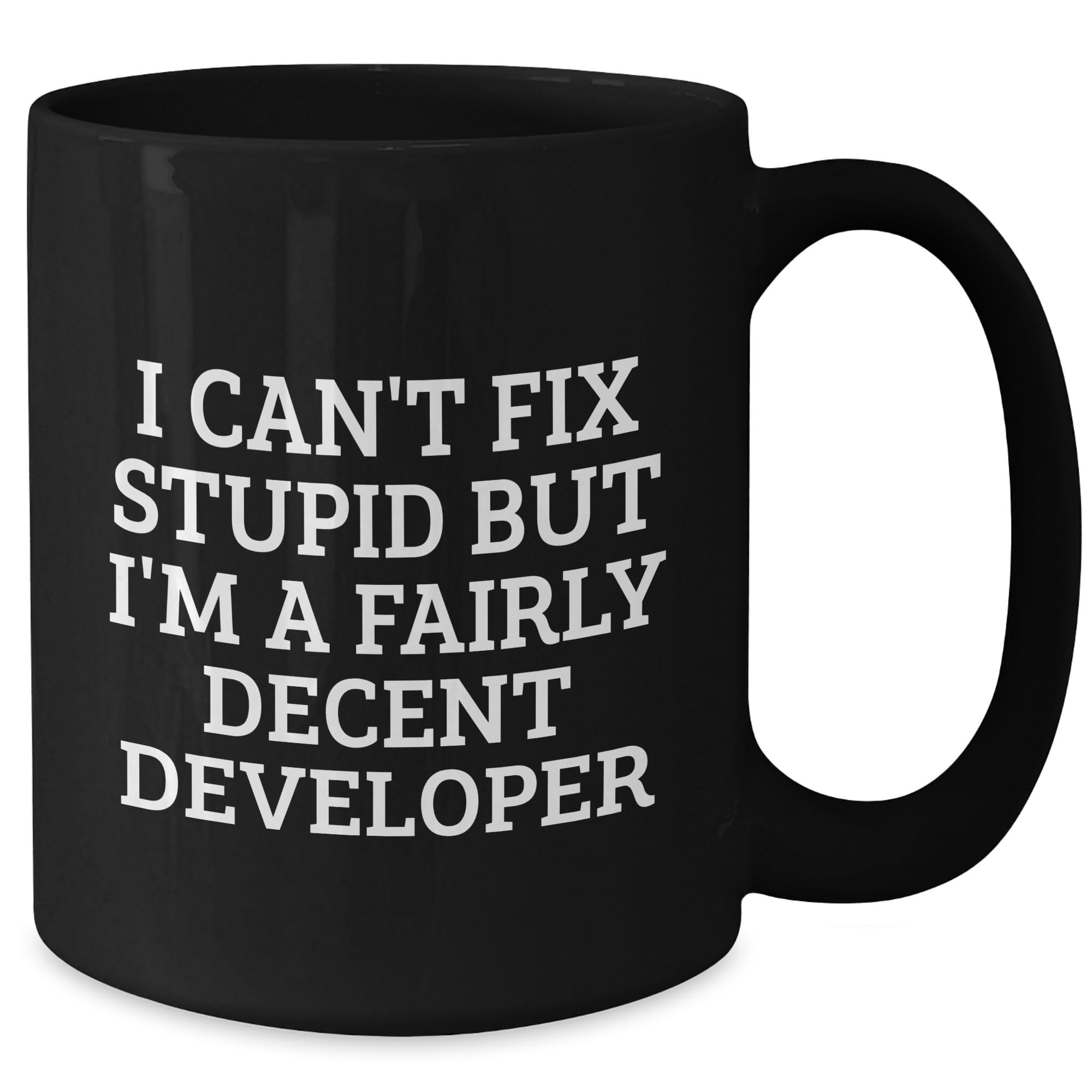 Developer Gifts from Friends for Him - Funny Shot Glass Quote - Christmas Unique Gifts