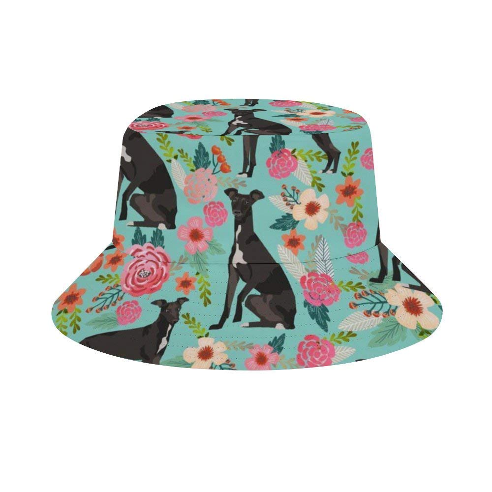 Bucket Hats Italian Greyhound Packable Sun Hats for UV Protection