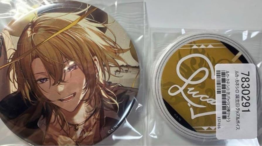 Amazon.co.jp: にじ さんじEN ルカカネシロ 誕生日缶バッジ