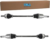 TRQ Front CV Axle Assembly Pair for 2009-2013 Subaru Forester & 2011-2014 Impreza WRX - Durable Direct Fit Replacement