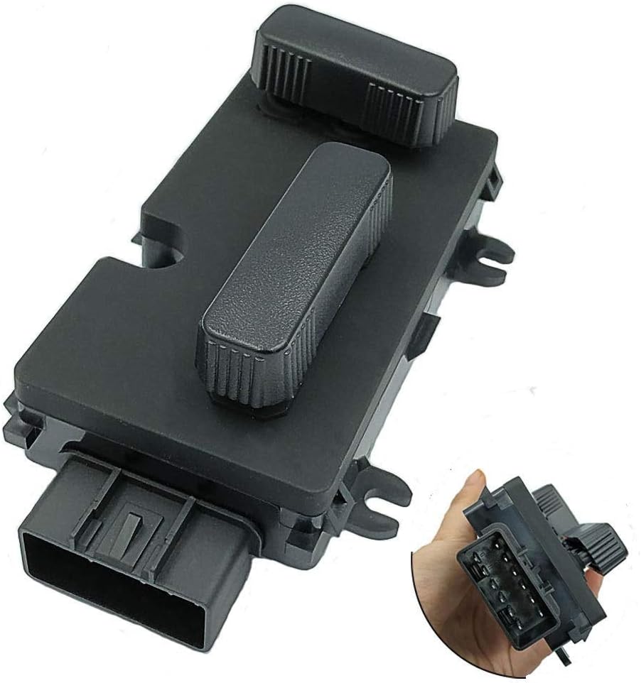 12450166 Driver Left 8 Way Power Seat Adjust Switch Recliner Switch Fit for 1999-2007 Chevy Silverado Avalanche Suburban Tahoe GMC Sierra Yukon Cadillac