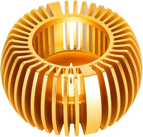 Miniatura 8 de Calderín de tetera, calentador de té de aluminio con base de madera, calentador de vela para calentar té, café, leche, alimentos, camping y viajes,