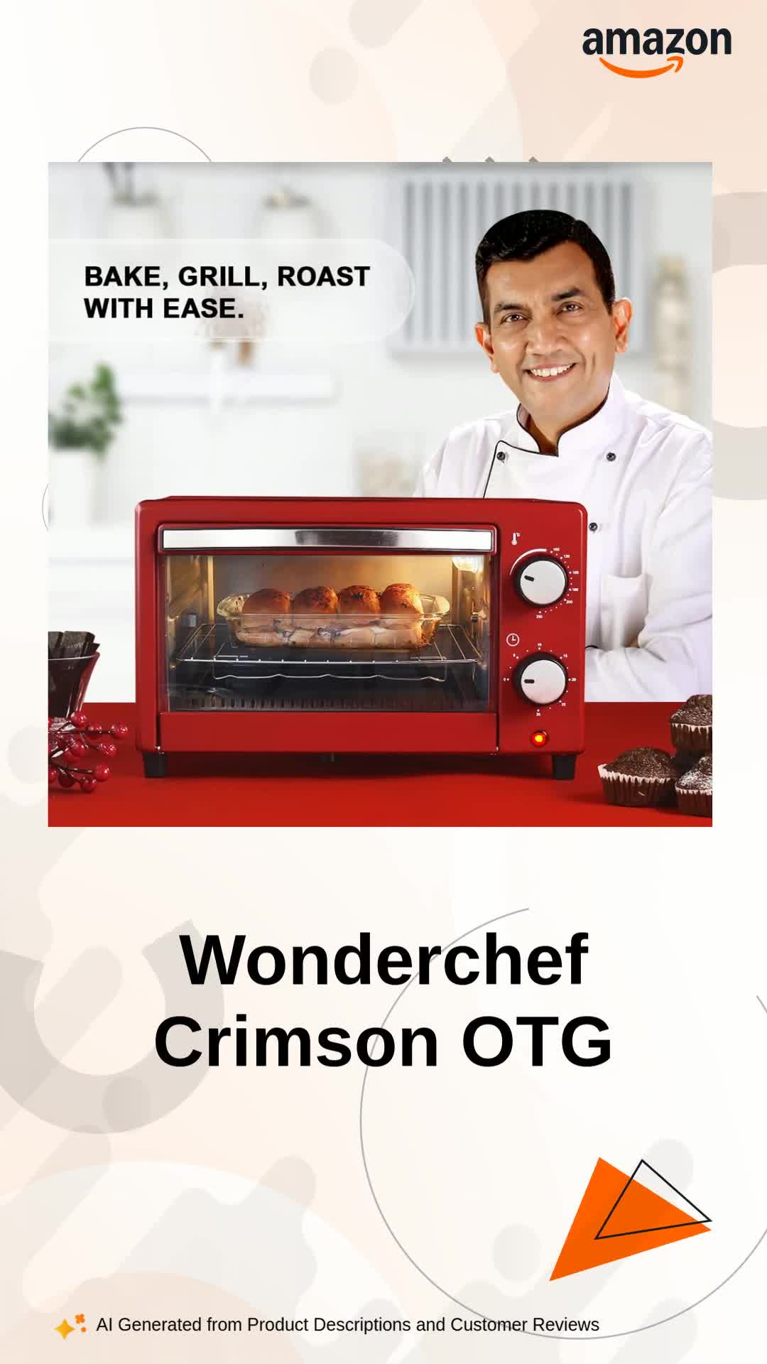 Buy Wonderchef Oven Toaster Griller (OTG) Crimson Edge - 9 Litres Buy Wonderchef Oven Toaster Griller (OTG) Crimson Edge - 9 Litres