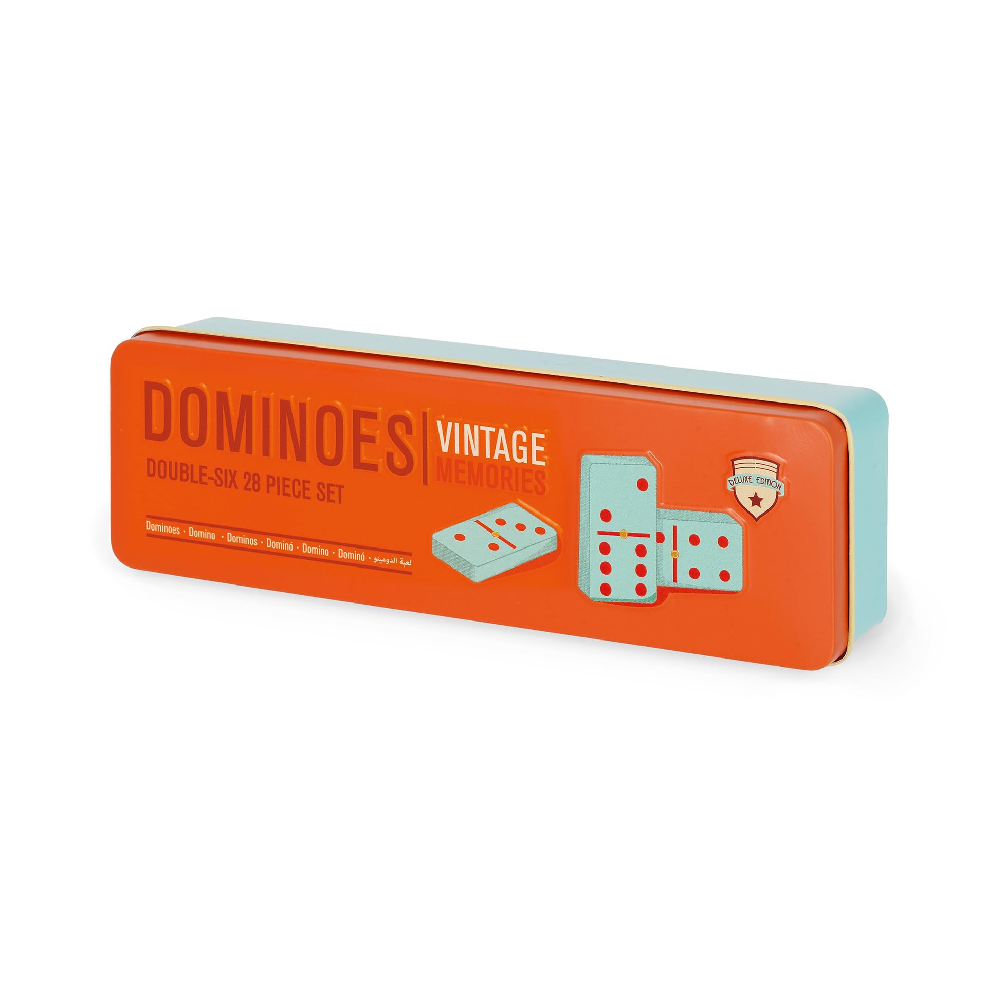 Legami Domino gra towarzyska dla dorosłych i dzieci, 28 kart, tworzywo sztuczne, 4,7 x 2,4 cm