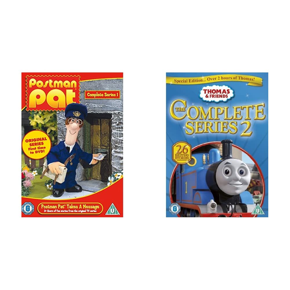 Postman Pat: Series 1 - Postman Pat Takes A Message [DVD] & Thomas & Friends - The Complete Series 2 [DVD]