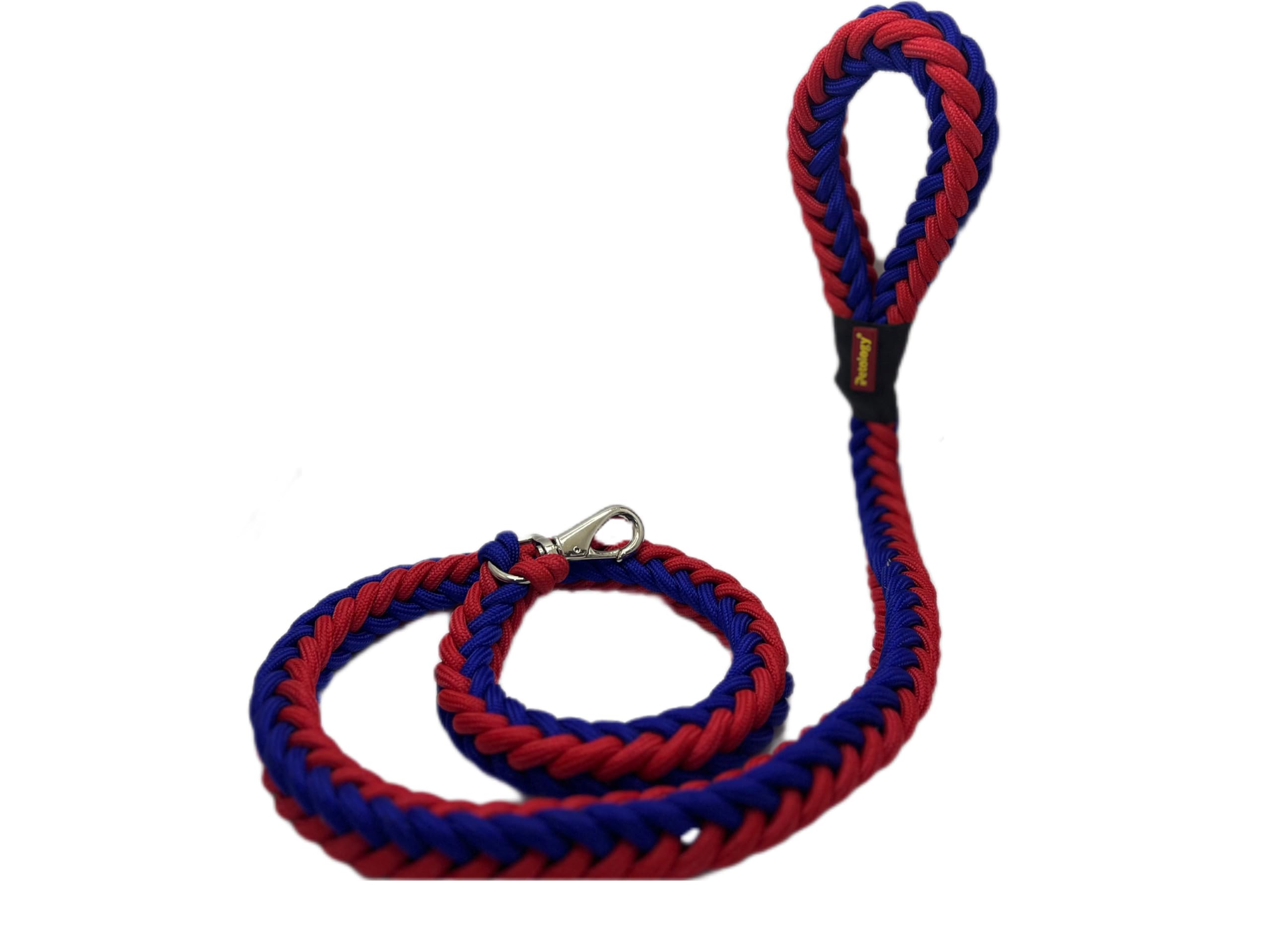 PlayPet 28 MM Nylon Hand Braided Dog Rope Leash, 5.5 ft Soft for Better Control & Steady fit for Medium, Large & Extra Large Breeds with 360-Degree Snap Clip, Comes with a Handy Designer Gift Bag (B0CXMDCS3R) Amazon Price History, Amazon Price Tracker