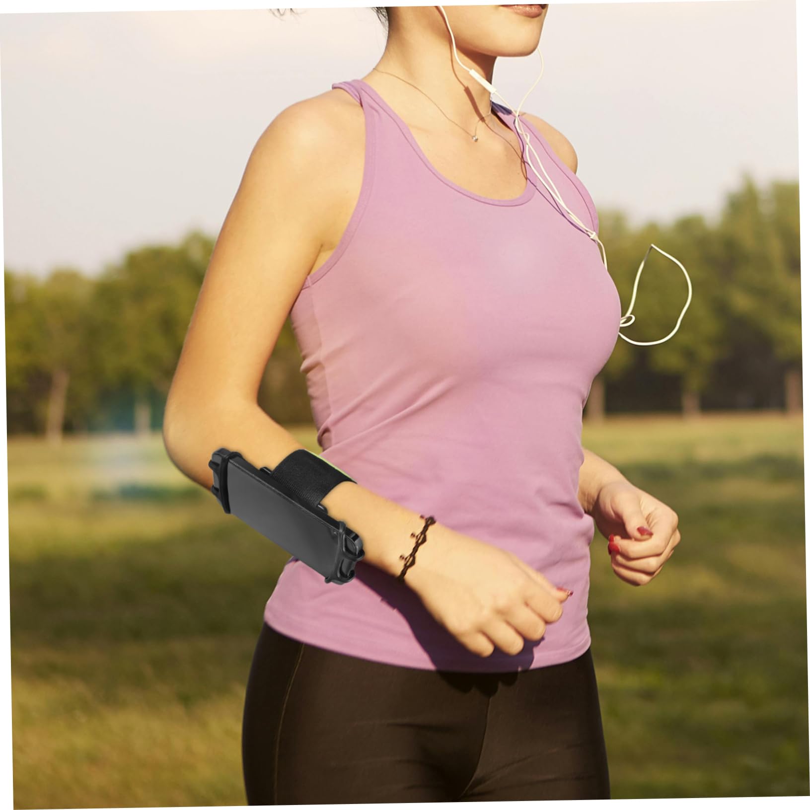 8pezzi Porta Telefono Da Corsa Per e Braccio Per Smartphone Rotante Per Jogging e Ciclismo Per Sportivi e Appassionati Fitness