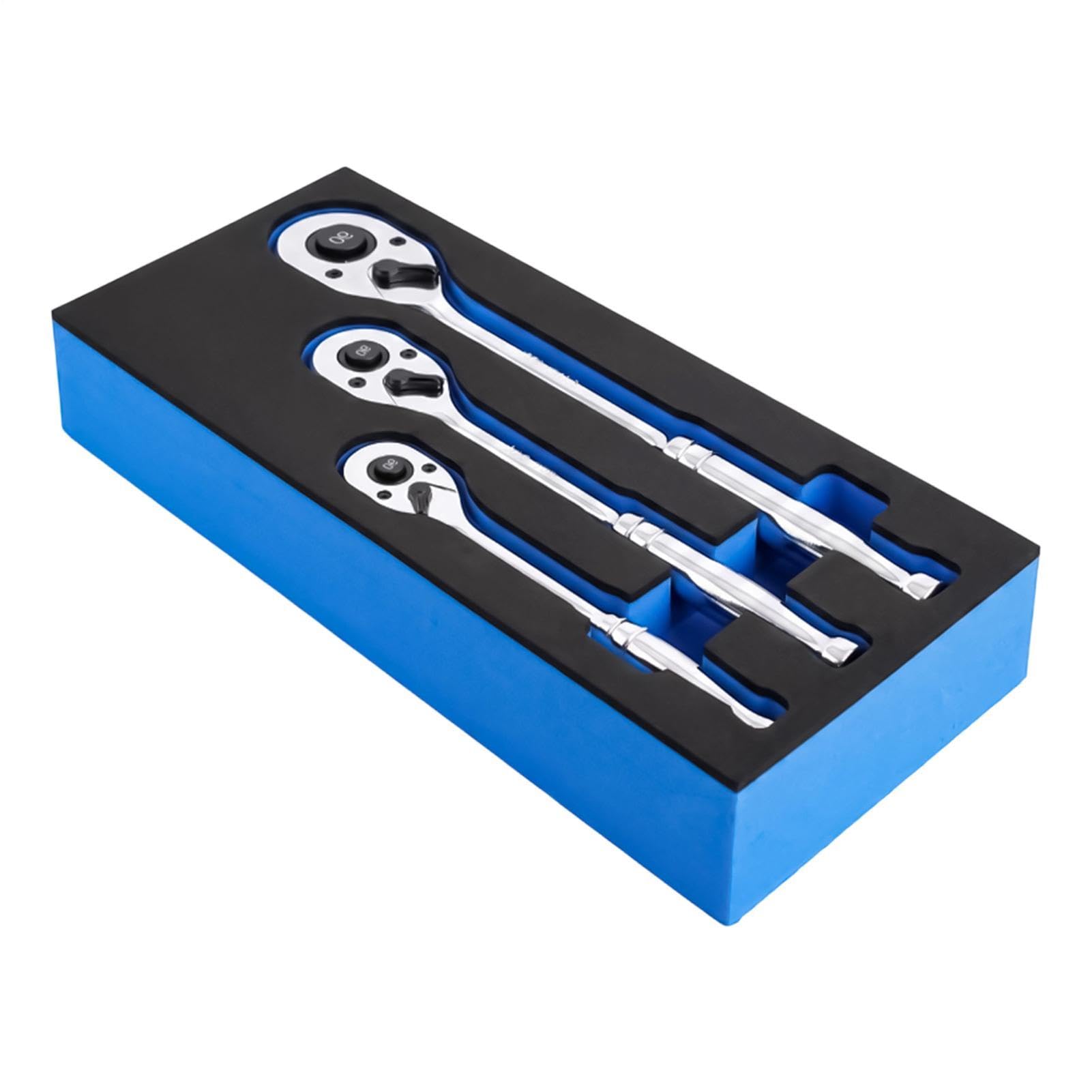 Llave de trinquete Herramienta Manual Reversible de Reparación con 90