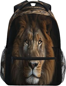 ATTX Lion King Backpack - Waterproof Lightweight Daypack, Durable Travel Backpack for Casual Use#228
