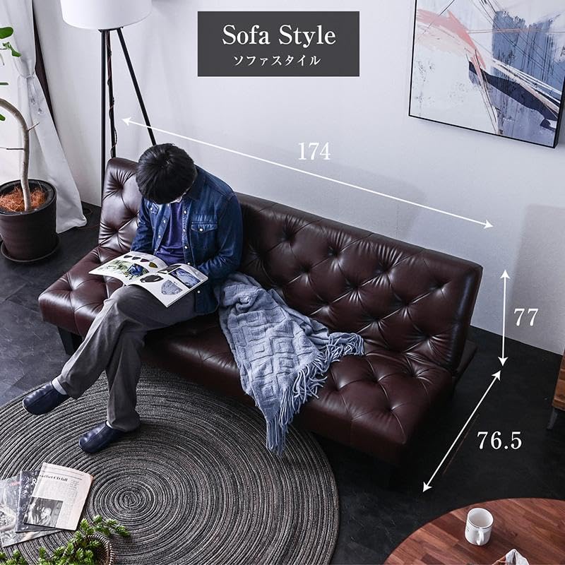 ソファベッド シングルベッド ダークブラウン Amazon｜ソファ ソファー ベッド シングル 一人用 折り 畳み