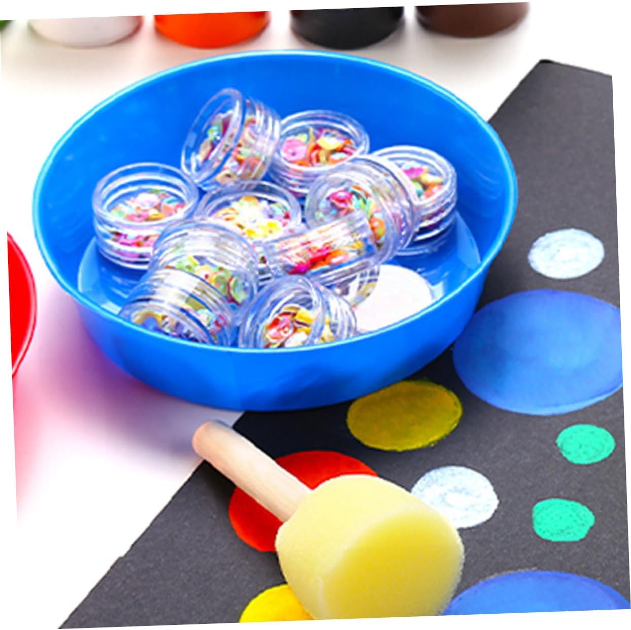 Holibanna 8pcs Practical Pigment Trays Watercolor Paint Pallets Multi-Functional Paint Mixing Trays for Adult Artists