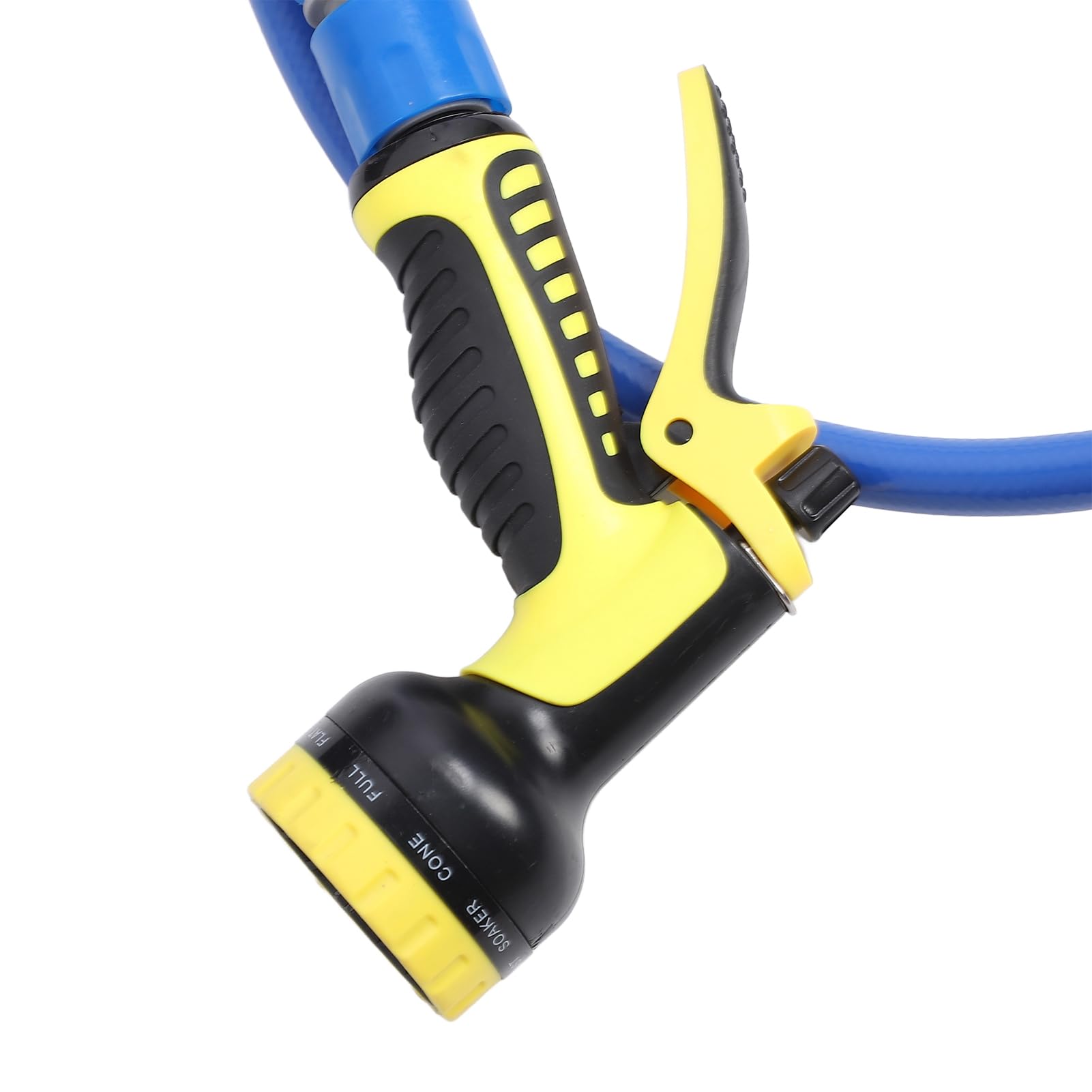 Carrete de Manguera de Agua Montado en la Pared Retráctil de 30 M con Rebobinado Automático para Jardinería Material de PVC 10 Patrones de Pulverización