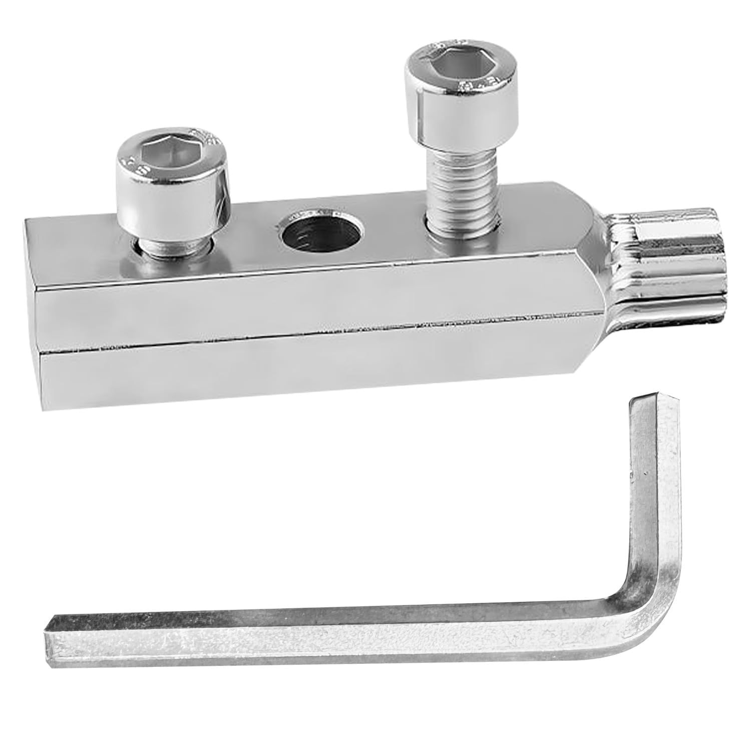 Kit Estrattore Viti, Robusto e Facile da Usare, Estrattore Generico per Viti a Testa Rotta, Applicazioni Versatili, Estrattore Viti, per Tubi da 1/2" e 3/4" (Argento)