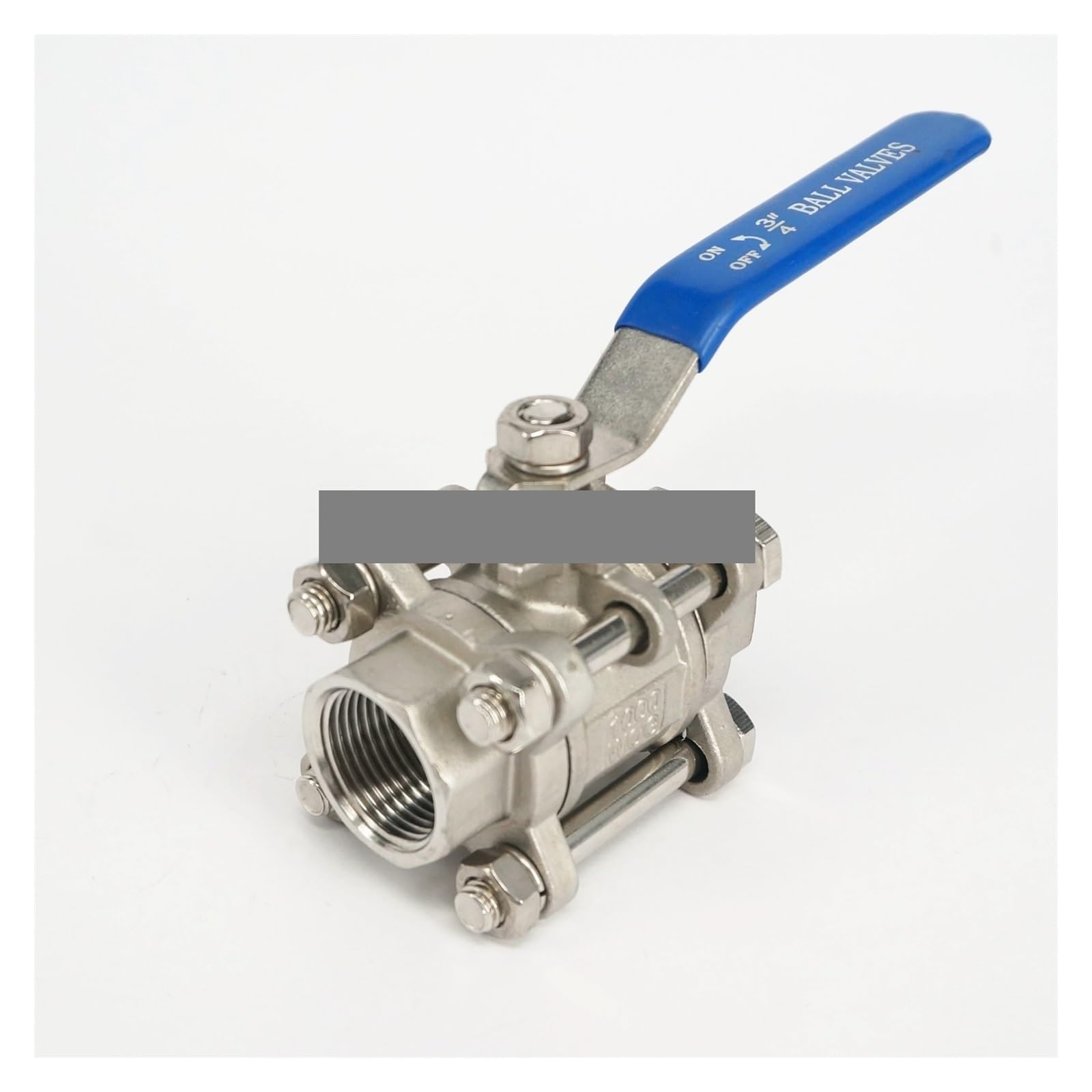 Dpurpiwady Women's One Color Dn20 3/4" Bsp Thread 304 Stainless Steel 3-Piece Type Ball Valve Oil Water Air 229 Psi