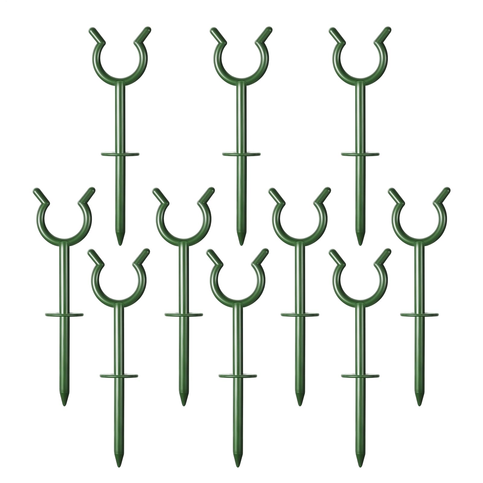 Garden Hose Guide Stakes | Hose Support Soaker Holder Lawn Flower Bed Saver Set | Irrigation Watering Holder Bracket Support Spike for Yard Backyard Courtyard Paved Pathway Edges