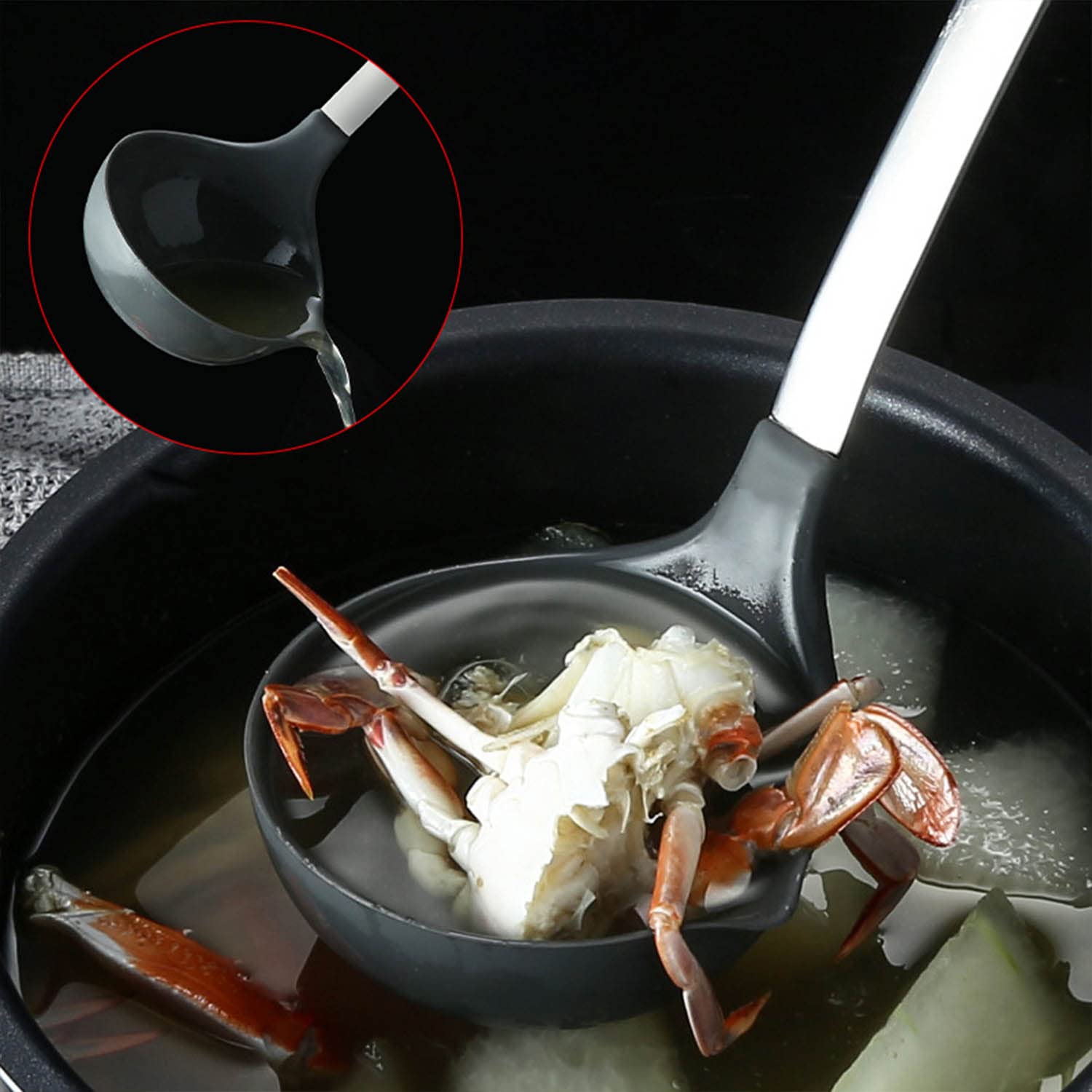 Spatola in Silicone Cucchiaio Solid Turner Pentole Antiaderenti Resistenti al Calore Manico in Legno Utensili da Cucina Set per Cucinare Cottura Saltata in Padella