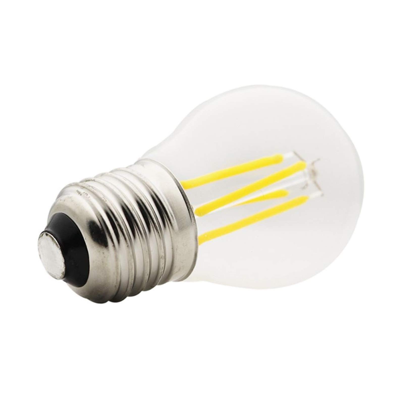 ANTYX 12V E27 LED Glühbirne 24v 36v 4W G45 Warm White 2700K 30W Equivalent 350 Lumen Nicht dimmbare AC/DC 12-36v Satz von 10 [Energieklasse A +]