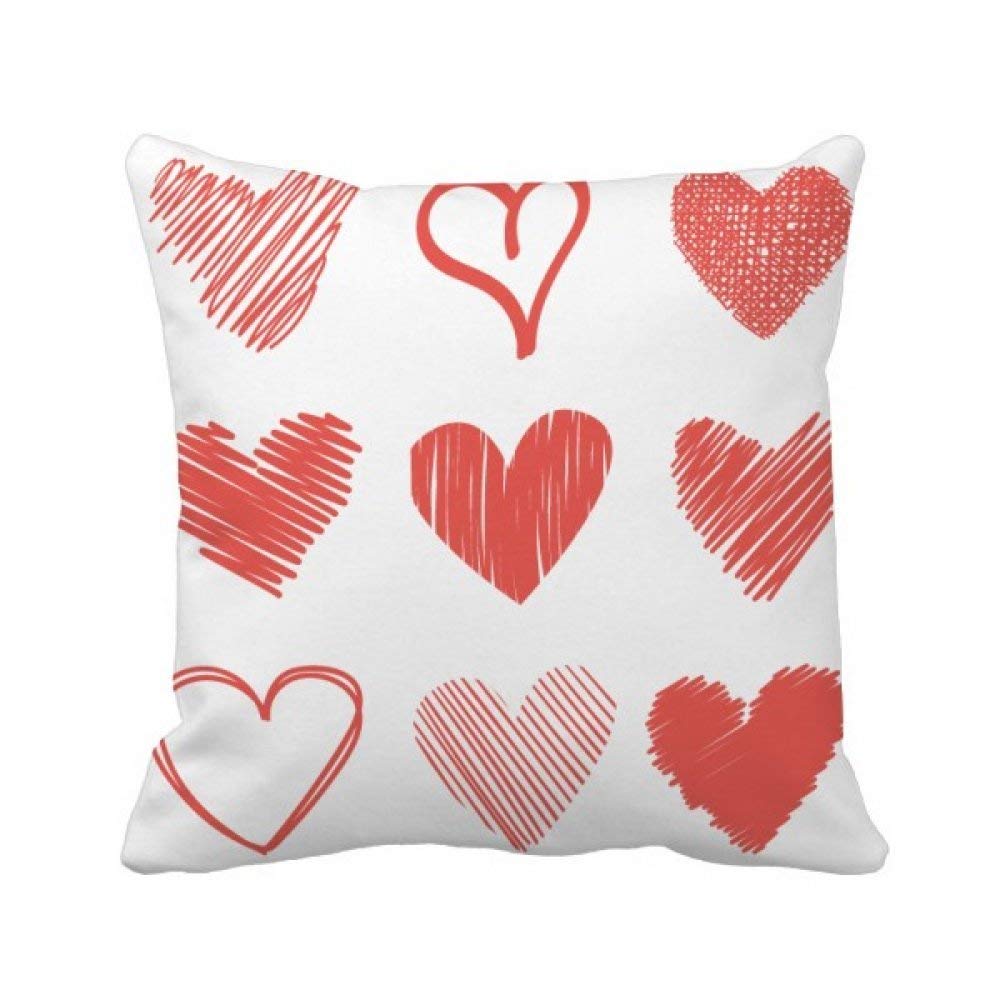 Housse de coussin Saint-Valentin cœur pour raviver une déco de salon terne
